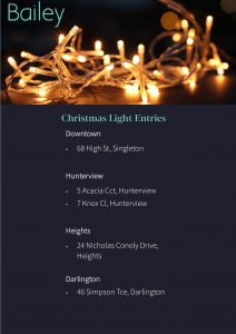 Christmas Lights Hunter Valley